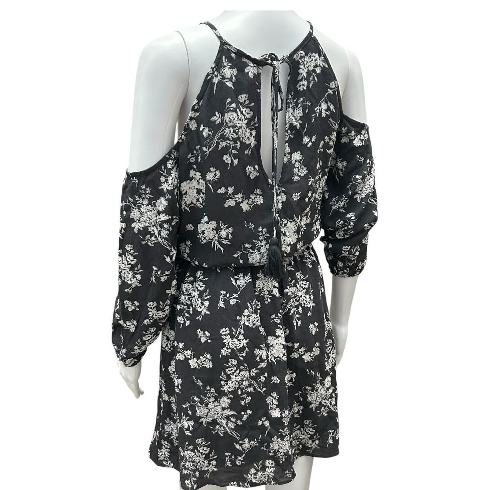 NWT American Eagle Outfitters Sun dress Womans Sz S Gary Floral Keyhole Tassel - Picture 2 of 11